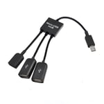 lect carte memoire 3 in 1 usb otg cable adapter micro usb hub usb otg adapter for smartphone his88587