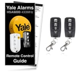 Yale Alarm HSA6300 Premium Compatible Remotes For HSA6000 Yale Alarms RRP £49.98