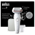 Braun Silk-Épil 9 81688639, Vit, Guld, 40 Pincetter, Armhåla, Bikini, Framsida Lår, Inre Överarmar, Exfoliering, Led, Kina