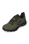 adidas Men's Terrex AX4 Gore-TEX Hiking Shoes, Focus Olive/Core Black/Grey Five, 6.5 UK
