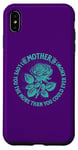 Coque pour iPhone XS Max Rose élégante avec citation inspirante « Mother Love » Violet