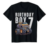 Youth 7 Years Old Monster Truck Birthday boy T-Shirt