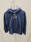 Levi's Women Hoodie Sweatshirt Navy Size Small Graphic Logo