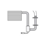 DEFA Monteringssett til motorvarmer Pakningssett Alu + o-ring for 411265