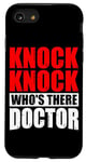 Coque pour iPhone SE (2020) / 7 / 8 Knock Knock Who's There Doctor --------