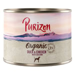Spara nu! Purizon 24 x 140 / 200 / 300 g till extra förmånligt pris - Purizon Organic anka & kyckling 200 g konserv