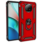 Xiaomi Redmi Note 9T Military Armour Case Red