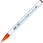 ZIG Clean Color Real Brush 023 Scarlet Röd 6st