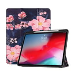 Apple Ipad Pro 11 Inch (2018) Tri-fold Patterned Leather Case - Vi