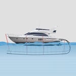 VAKE Strömbildare DE-ICER Gen2 V-12, 160 W (2 x 80 W), 220 - 240 V, passar båtar upp till 13 meter & bryggor (upp 24 omkrets minst 2 djup)