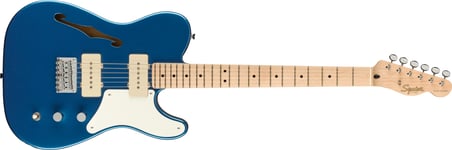 Squier Fender Paranormal Carbonita Telecaster Thinline - Lake Placid Blue B-LAGER
