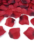 100 stk To Tonet Røde Roseblader