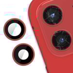 Clappio Lentille Caméra Arrière pour iPhone 12 et 12 Mini Rouge
