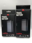 MaxLife Portable Power Bank 30000mAh 5V USB External Travel Battery Pack - Black