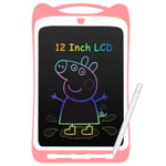 Zoetec LCD Writing Tablet,12 Inch Colourful Display eWriter Board Doodle Pads-Office Bulletin Board/Home Memo Notice/Daily Agenda/Meeting Rough Sketch for Kids-with Lock Function