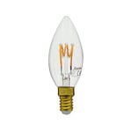 Xanlite - Ampoule Led Flamme - Culot E14-4W Cons. (18W Eq.) - Lumière Blanc Chaud