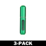 Refill Parfym Flaska Återfyllbar - Grön 3-Pack