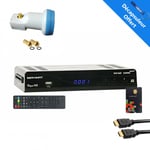 SERVIMAT Récepteur satellite HD + Carte TNTSAT V6 + Câble HDMI + LNB Single HDSAT