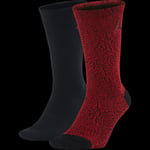 Jordan Legacy Elephant Crew Socks 2 Pack UK 5 - 8 EUR 38 - 42 Gym Red Black