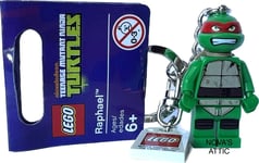 LEGO TURTLES RAPHAEL MINIFIGURE KEYRING 850656 RARE RETIRED