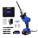 Electric Cordless Reciprocating Saw 3000SPM Variable Speed Cuting Battery Saber