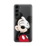 ERT GROUP Coque de téléphone Portable pour Samsung S23 Plus Original et sous Licence Officielle Disney Motif Mickey 003 Parfaitement adapté à la Forme du téléphone Portable, partiel imprimé