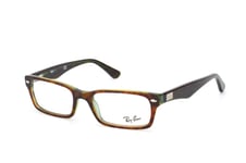 Ray-Ban RX 5206 2445, including lenses, RECTANGLE Glasses, UNISEX