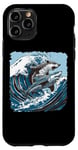 iPhone 11 Pro Opossum Riding Shark Kanagawa Wave Funny Possum Humor Case