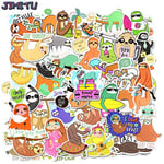 50 PCS Sloth Animal Stickers Cartoon Funny Decals Sticker for Children DIY Bicycle Laptop Tablet Travel Case Guitar Fridge Phone