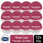 Vaseline Lip Therapy Petroleum Jelly for Dry Lips Choice of Fragrance 20g, 12 Pk