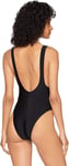 Seafolly Women's Retro Tank Maillot One Piece Swimsuit, Active Black. Size 14 UK