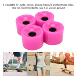 (Rose Purple)PU Scooter Wheels Scooter Wheels Wide Application Range Strong