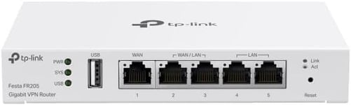 MONDODIGITALE-Festa Fr205 Routeur Vpn Gigabit, 5 Ports Gigabit, Gestion Cloud Gratuite, Facile À Utiliser, Accès Au Cloud, Vpn Haute Sécurité, Port Wan Usb, Boîtier Métallique, Ipsec, Pptp, L2Tp Et O