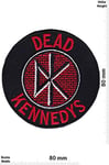 Dead Kennedys Black Red Us Punk Band Patch Badge Embroidered Iron on Applique