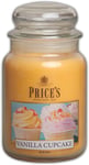 Price'S - Vanilla Cupcake Large Jar Candle - Sweet, Delicious, Quality Fragrance