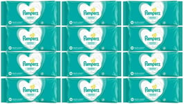 Pampers Sensitive Baby Wipes 52pcs Pack of 12 Hypoallergenic Soft Non-irritating