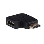 AKYGA AK-AD-45 Adaptateur HDMI coudé 90° Femelle Plaqué Or 1.4a