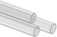Corsair Hydro X Series, XT Hardline Satin 14 mm Tubing (Straight-Line PMMA Tubing, Resilient Construction, Easy to Cut), Satin Transparent