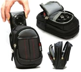 Navitech Black Camera Case For Nikon Coolpix S2800 Point and Shoot Camera
