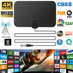 2000Miles Indoor HD Digital TV Antenna Aerial Signal Amplified 4K 1080P Freeview