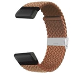 Flätat klockarmband Garmin Tactix Delta - Brown