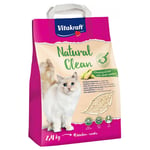 Vitakraft Natural Clean majsströ - 2 x 2,4 kg