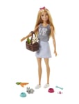 Dolls And Pets Patterned Barbie