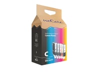 Wecare Wec4277, Pigmentbläck, Svart, Blått, Magenta, Gult, Flerpack, Pixma Ip3600 / Ip4600 / Ip4600xseries / Ip4700 / Mp540 / Mp550 / Mp560 / Mp620 / Mp630 / Mp640 /..., 5 St, Bläckstråleskrivare