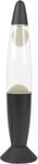 iTotal - Color-changing LED Lava Lamp - Black Base and White Wax (XL2678)