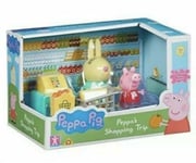 Peppa Pig Peppa's Shopping Trip Playset Miss Rabbit & Peppa Figures 