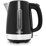 Morphy Richards Equip Black Jug Kettle - 1.7L - Rapid Boil - Limescale Filter - 102783