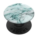 PopSockets Marble-Effect - Mint-Teal-Green-White-Marbled-Design PopSockets PopGrip: Swappable Grip for Phones & Tablets