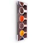 ILO - Radiateur Soufflant Mural - 1750W - +28 Motifs- Extra Plat, Verre- IP44 - Vertical- Programmable - Épices