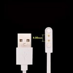 REMAKE 1PC Universal Smartwatch Laddare Kabel Magnetisk Laddningskabel 2 Stift 4 Stift USB Laddare för Smartwatch 7.62mm 2.84mm 4mm [kk] 4.0mm storlek 2 stift